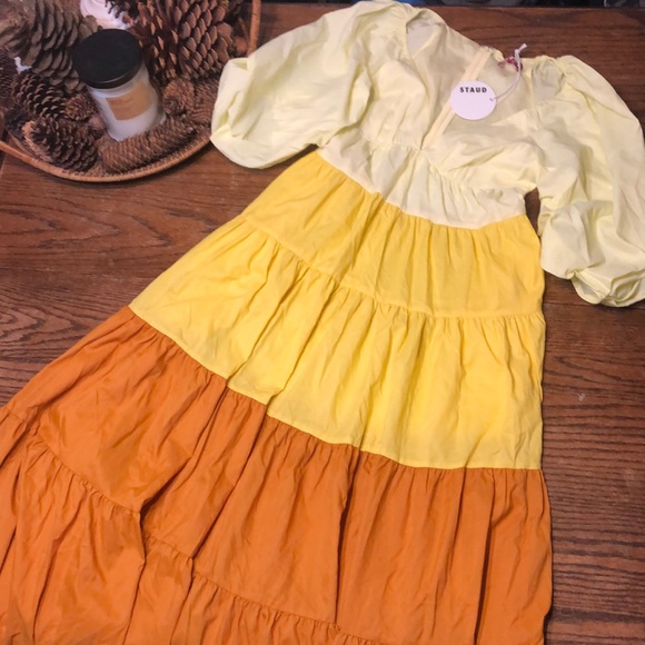 NWT STAUD Meadow Maxi dress - Picture 5 of 6